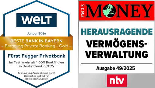 Auszeichnungen Fürst Fugger Privatbank 2025